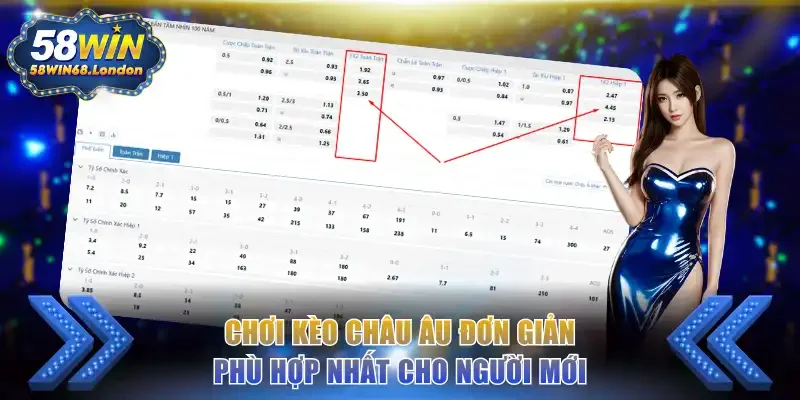 Chơi kèo châu Âu đơn giản phù hợp nhất cho người mới