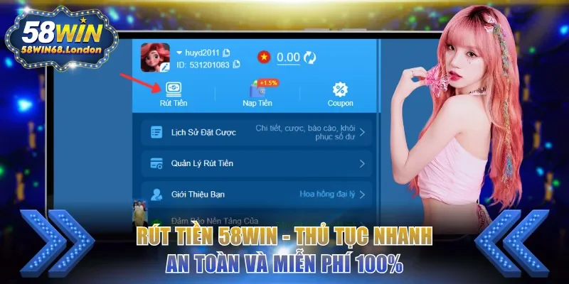 rút tiền 58WIN